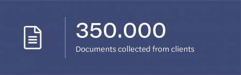 350.000 documents collected from clients _ Signals