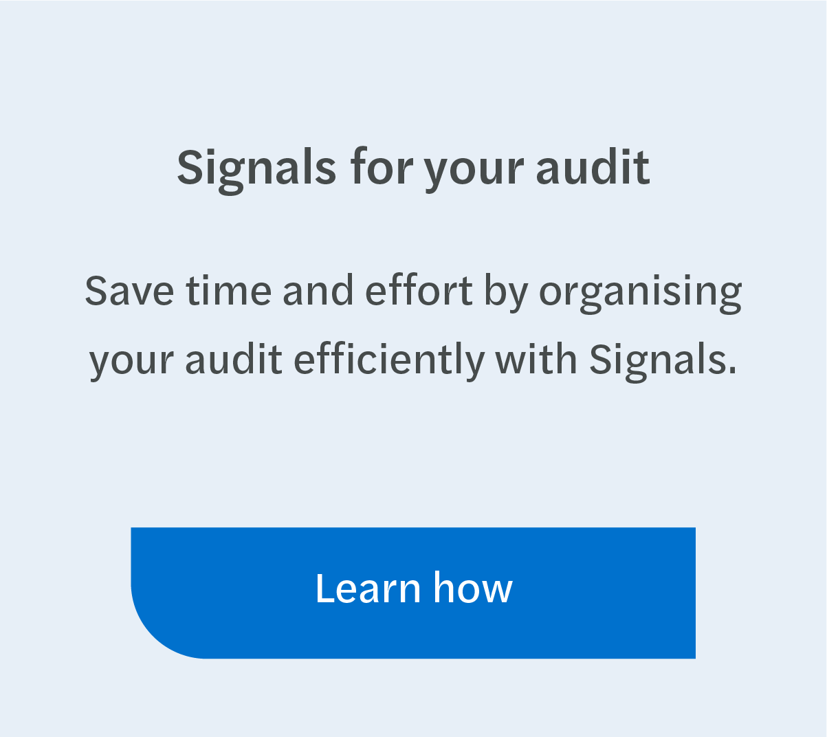 Signals for your audit _ Signals